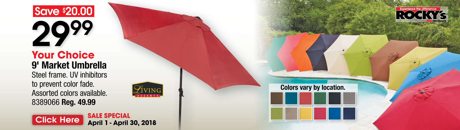 April Market Umbrella
